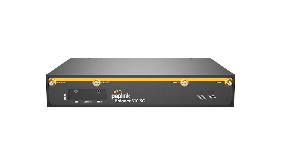 Peplink Balance 310 5G branch router, front