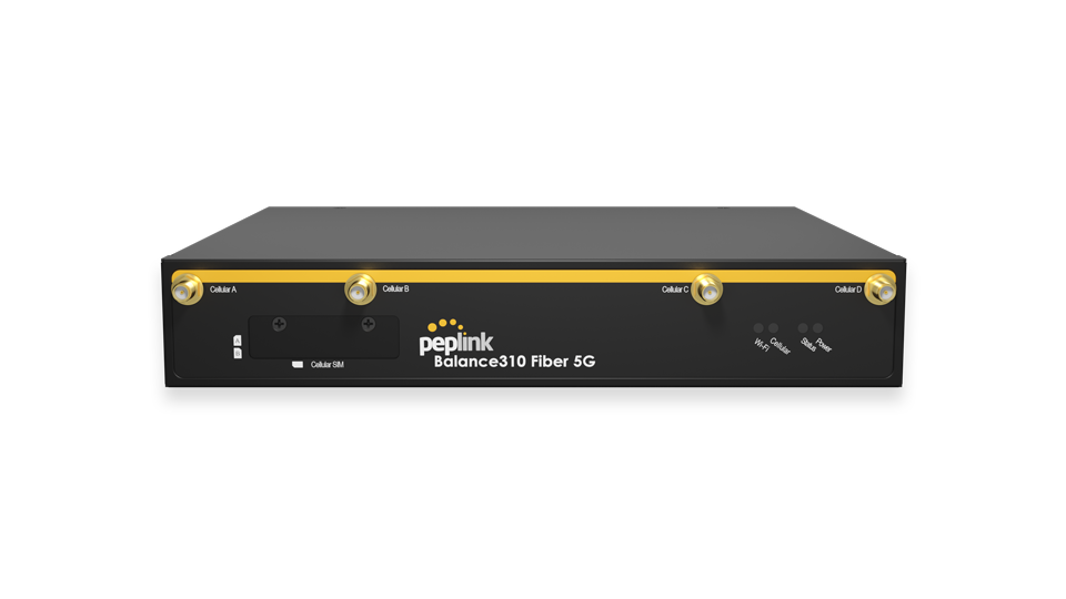 Peplink Balance 310 Fiber 5G, hero shot