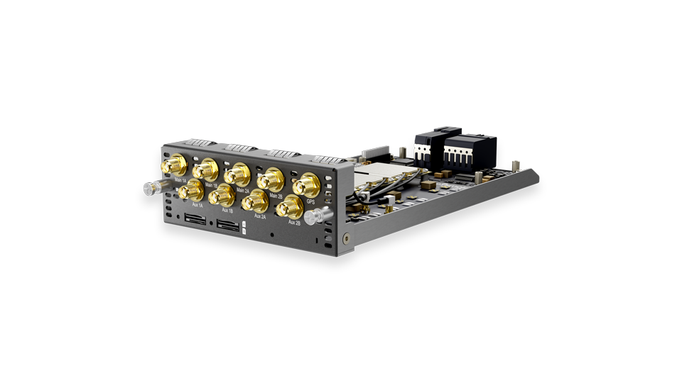 Peplink FlexModule Plus 2x LTEA Cat-20, perspective