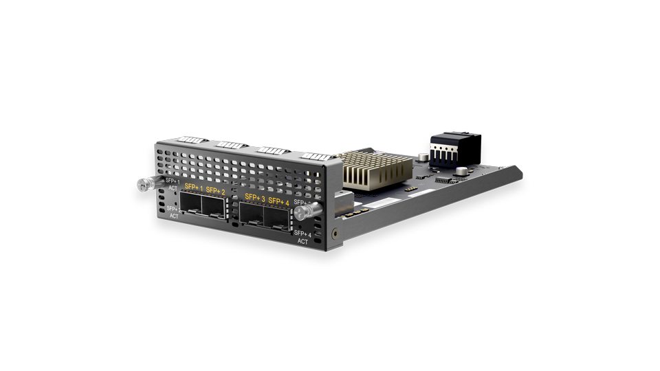Peplink FlexModule Plus 4x SFP+, perspective
