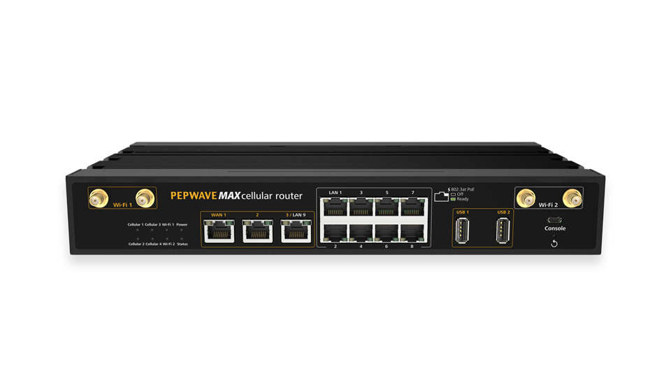 Peplink MAX HD2 MBX LTEA Cat-12, hero shot