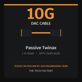 10G SFP+ DAC Cable, 1m Passive, Peplink Tested