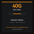 40G QSFP+ DAC Cable, 1m Passive, Peplink Tested
