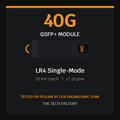 40G QSFP+ Module, LR4 Single-Mode 10km, Peplink Tested