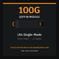 100G QSFP28 Module, LR4 Single-Mode 10km, Peplink Tested