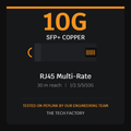 10G SFP+ Copper Module, RJ45 Multi-Rate, Peplink Tested