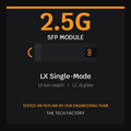 2.5G SFP Module, LX Single-Mode 15km, Peplink Tested