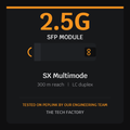 2.5G SFP Module, SX Multimode 300m, Peplink Tested