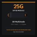 25G SFP28 Module, SR Multimode 100m, Peplink Tested
