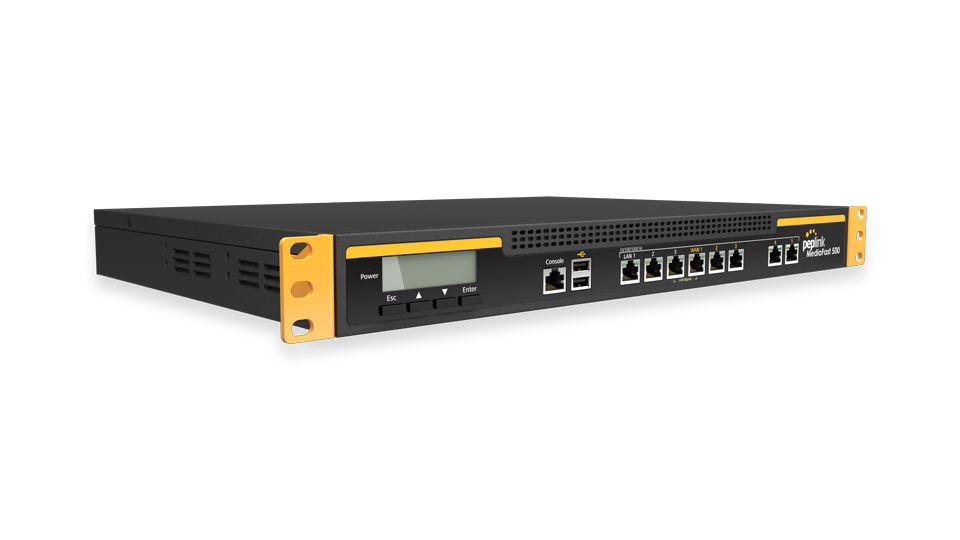 Peplink MediaFast 500, back