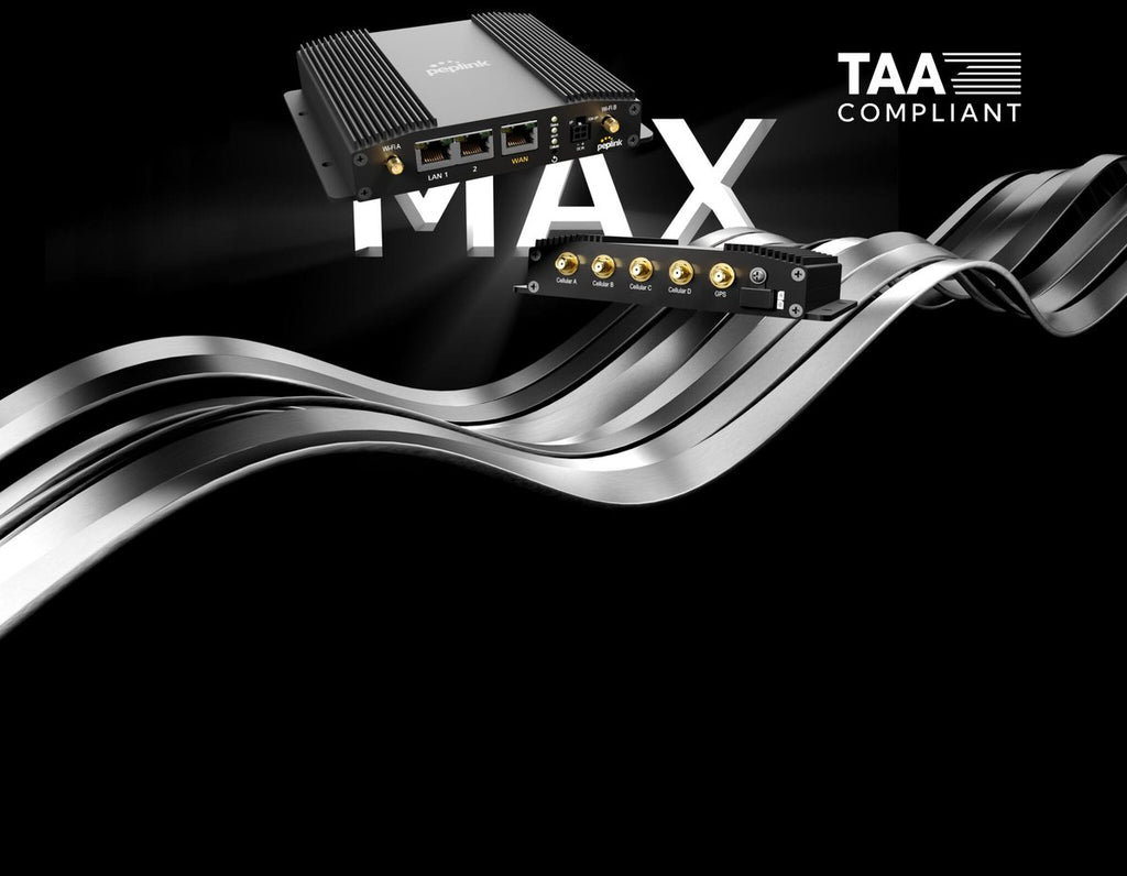 Peplink MAX BR1 Pro 5G Mobile Router, dark hero