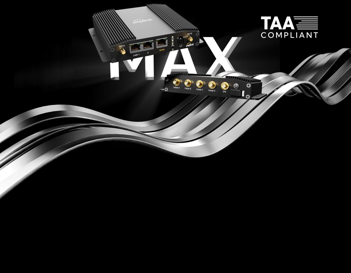 Peplink MAX BR1 Pro 5G Mobile Router, dark hero
