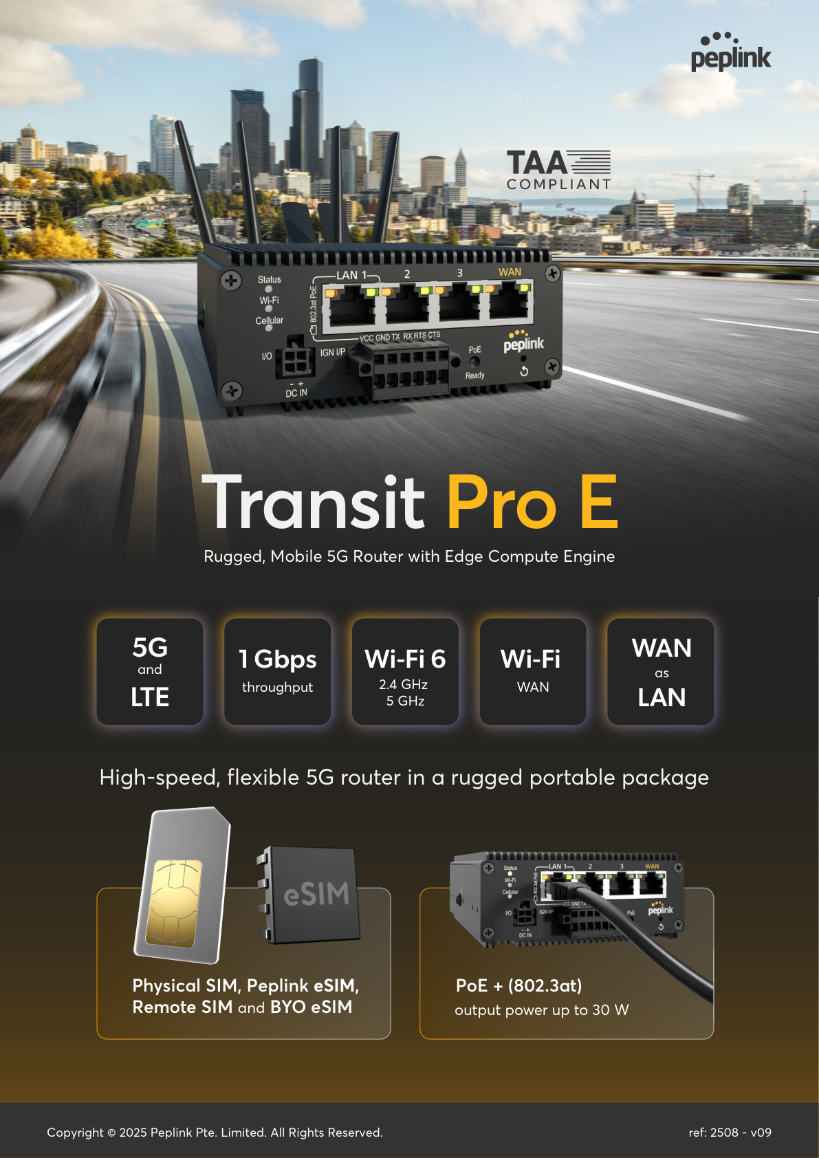 Peplink MAX Transit Pro E overview