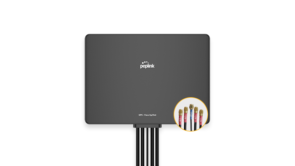 Peplink Slim 40G black, hero shot