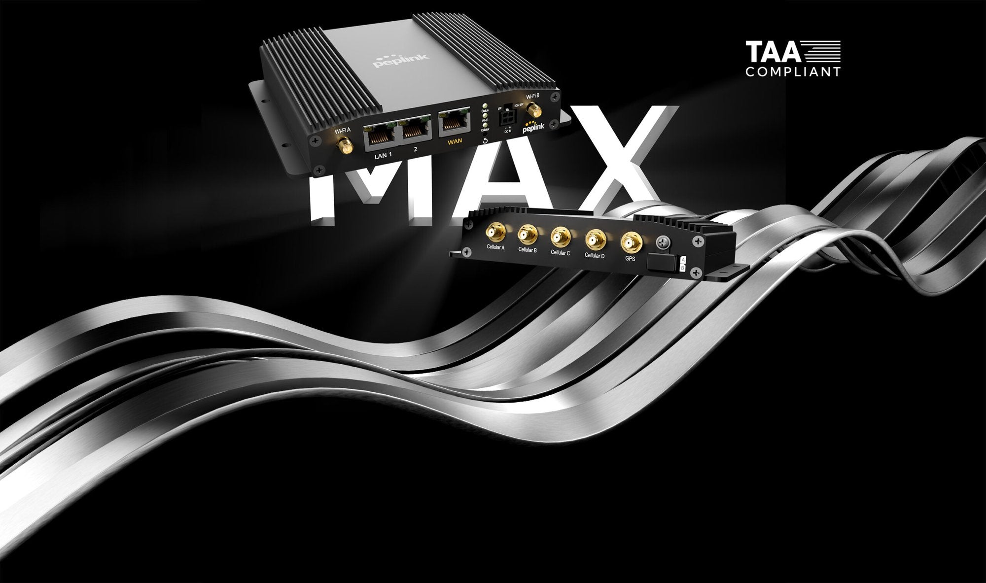 Peplink MAX BR1 Pro 5G - hero lifestyle shot